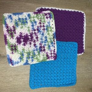 Cotton Crocheted Washcloths